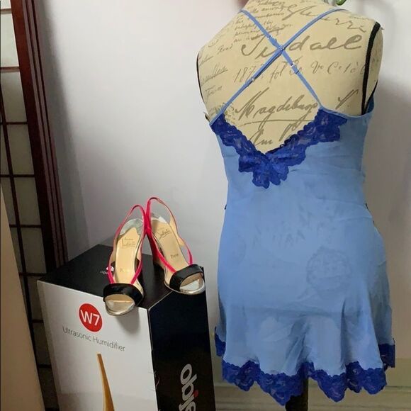 IN THE BLOOM By‎ JON GAIL PRETTY BLUE LINGERIE SZ M - Picture 8 of 8